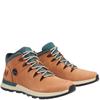 TIMBERLAND MENS MID LACE ANKLE BOOT - BROWN NUBUCK